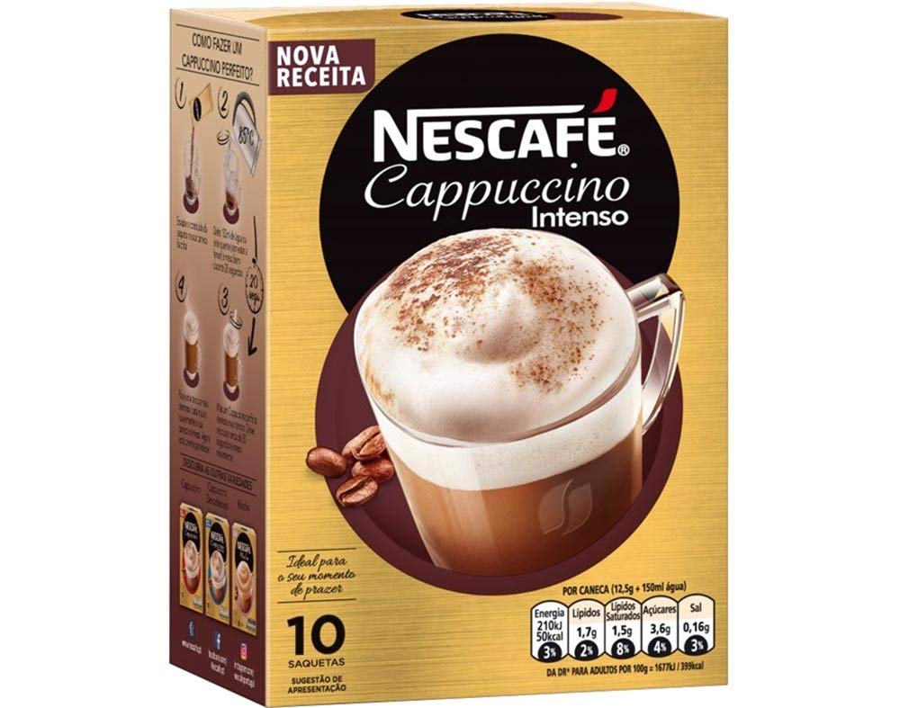 Buy Nestle Nescafe Gold Instant Coffee Cappuccino 4 boxes x 8