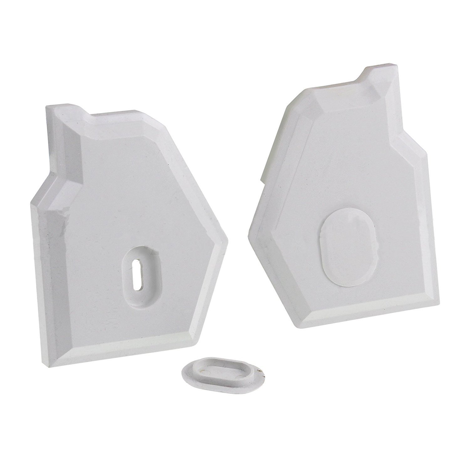 Buy Pair of White Synseal Starter Gable Glazing Bar End Caps (Left and