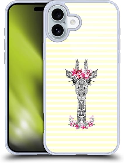 Head Case Designs Offizielle Monika Strigel Gelb Blumen Giraffe Und ...