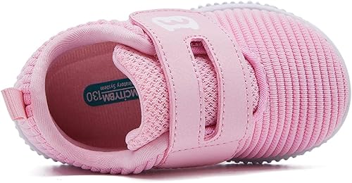 Vista 4 de Tenis antideslizantes para los primeros pasos, bebés, niños y niñas de 6, 9, 12, 18 y 24 meses