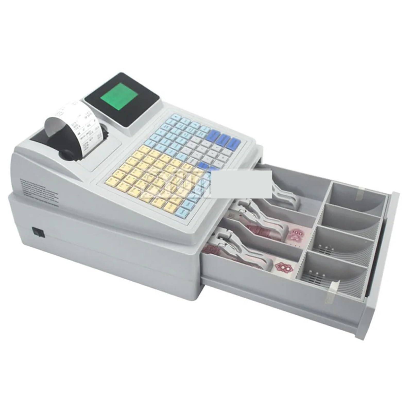 Caja registradora electrónica de escritorio con conexión USB y sistema POS