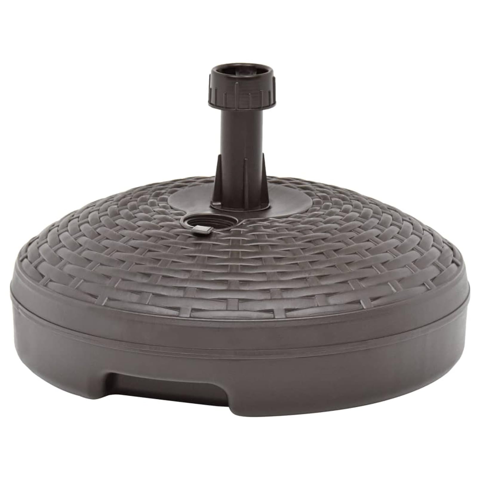Socle de Parasol rempli de Sable/d'eau 20 L Plastique rotin,Pied De Parasol,Pied De Parasol Lourd,Pied De Parasol sur roulettes