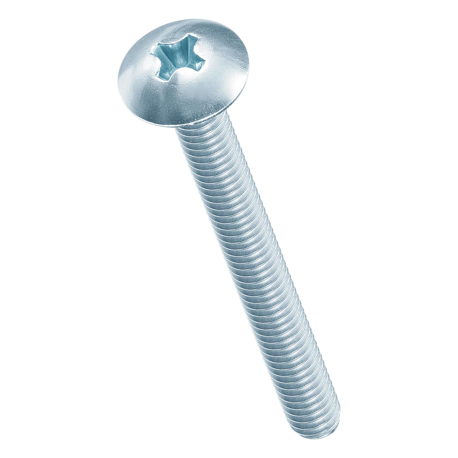 METALLIXITY Machine Screws Phillips Head(#8-32x1-5/8") 100Pcs, Steel Round Head Phillips Drive Furniture Bolts