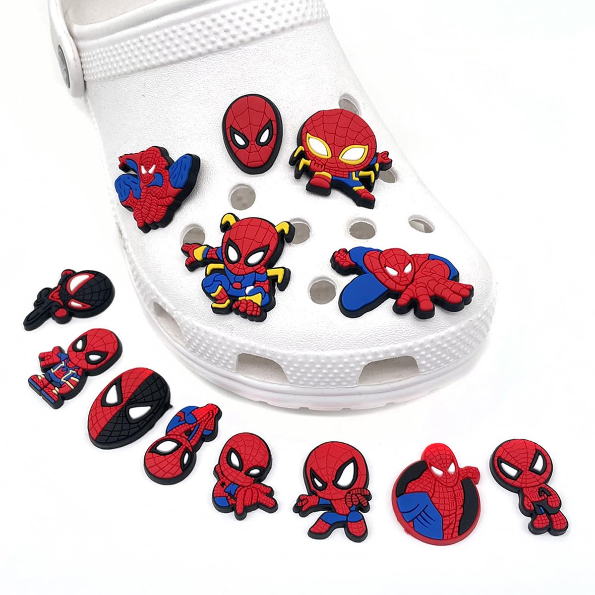 See full amazon price history chart for HASTHIP Plastic 13Pcs Cartoon Charms For Clogs Slipper Decoration Diy Color Charms Cartoon Spider Man Rubber Charms For Clogs Slipper Casual Clogs Decoration For Kids Charms Fashion Clogs Charms, Red HASTHIP Plastic 13Pcs Cartoon Charms For Clogs Slipper Decoration Diy Color Charms Cartoon Spider Man Rubber Charms For Clogs Slipper Casual Clogs Decoration For Kids Charms Fashion Clogs Charms, Red (B0CC4ZFC34) Amazon Price History, Amazon Price Tracker