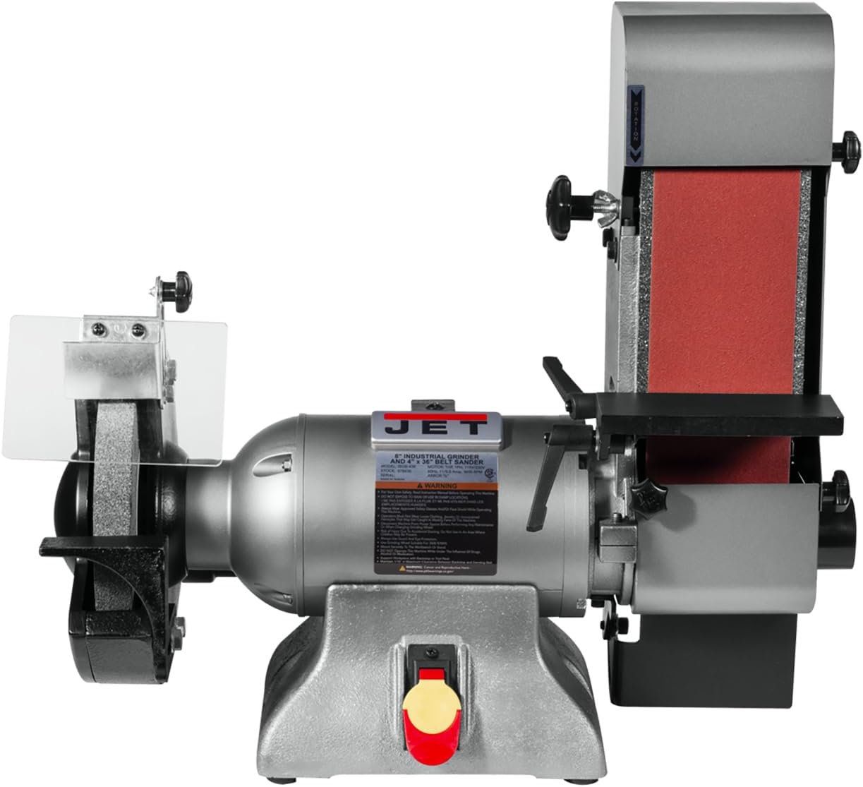 JET 8" Grinder and 2" x 48" Belt Sander, 1 HP, 115/230V 1Ph (Model IBGB-248)