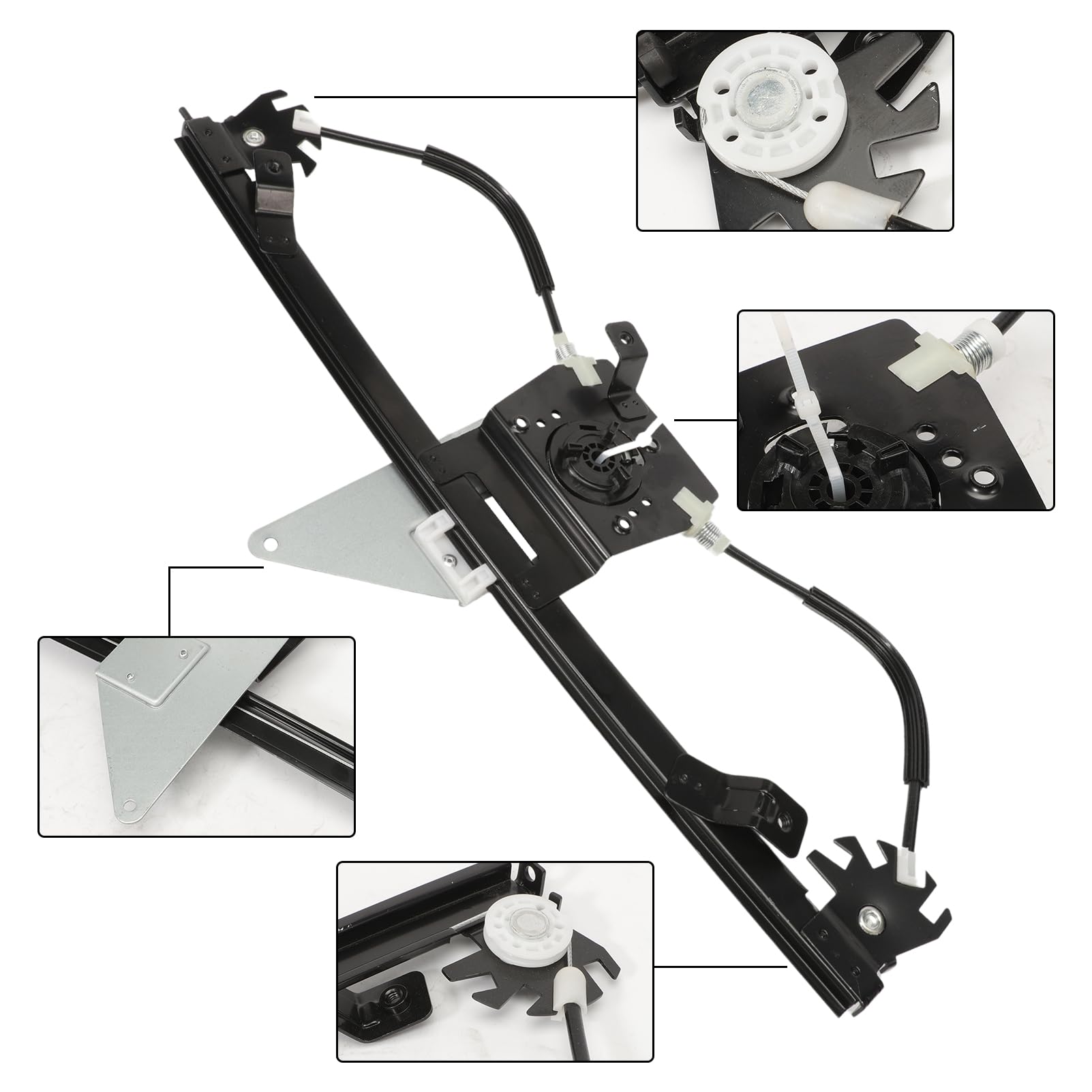 Lève-vitre Électrique Mécanisme Lève-vitre Électrique 9221FQ compatible C3 II Lève-glace Électrique avant gauche (conducteur) 350103110300