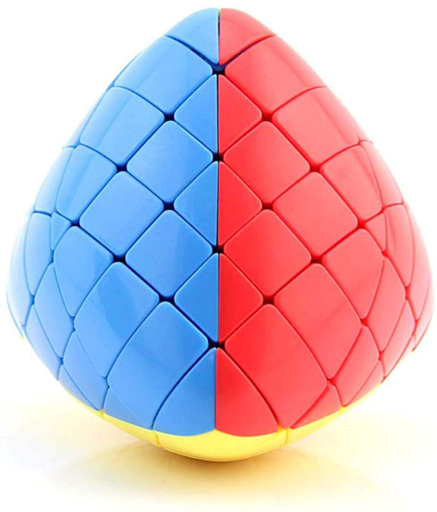 DELFINO Magic Cube Zongzi, Five Order Rice Dumpling Puzzle Speed Toys Stickerles Smooth Speed Puzzle Transforming Brain Teasers for Kids and Adults Ultra Durable (Color: As Show)