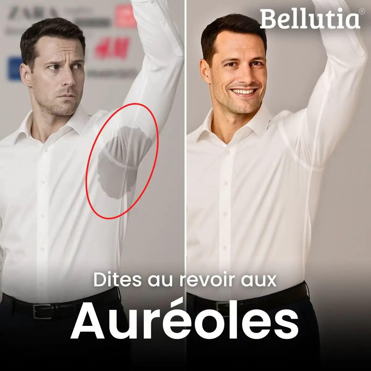 MEIION Chemise Infroissable à Coupe Ajustée Chemise Homme à Manches Longues - Tissu Stretch - Coupe Ajustée - Design Infroissable - Style Décontracté & Tendance