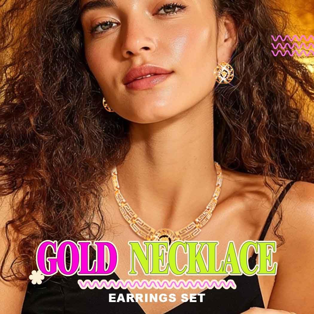 JAKAWIN Gold Necklace and Earring Set Afican Necklaces for Women - Image 7