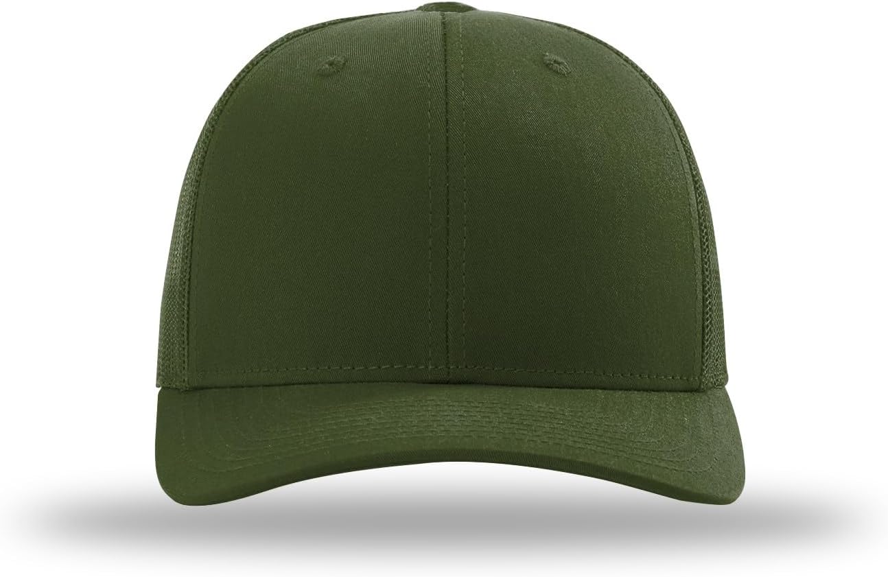 Richardson 112T/PT Tactical Trucker Snapback Hat |No Button Crown, Multicam Prints OSFM | Bulk Packs Available