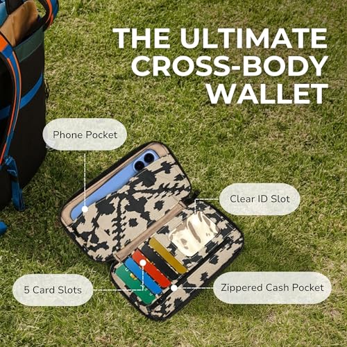 Image of KAVU Go Time Bi-Fold Crossbody Wallet with Rope Strap