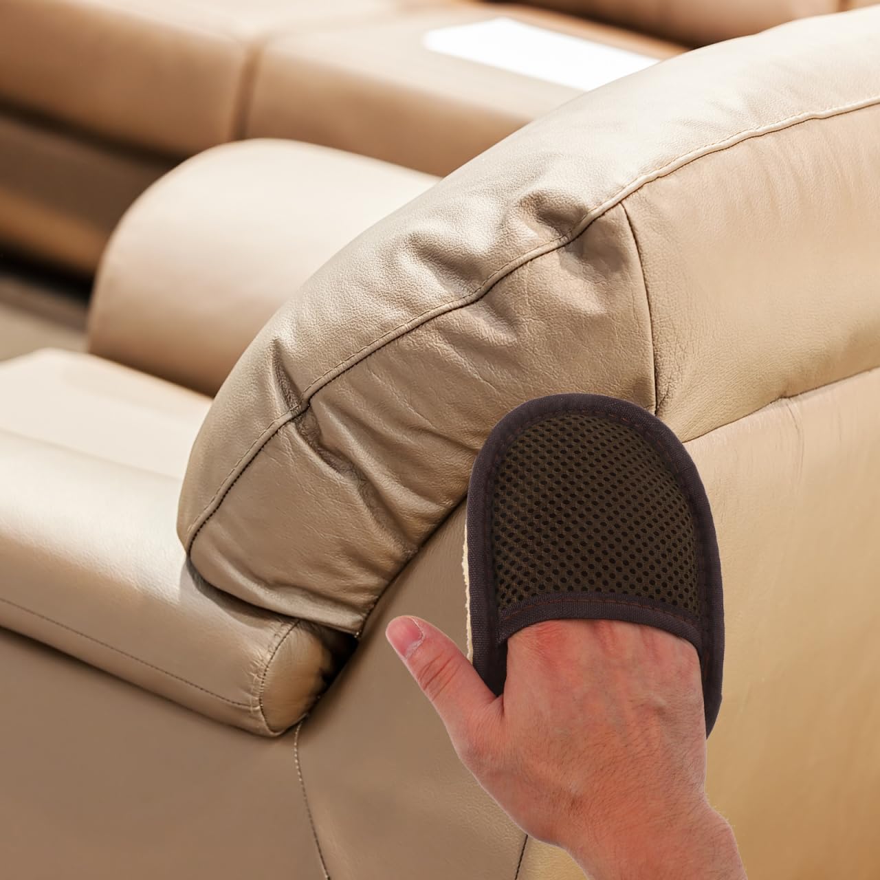 3 pièces de Polissage Épais pour Chaussures et Meubles Nettoyage Microfibre Imitation Laine de Soin Cuir Confortables et Efficaces