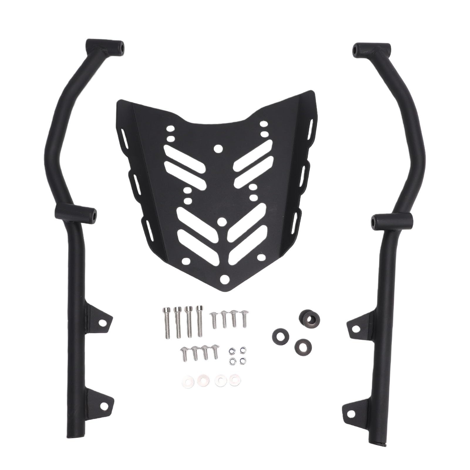 Yctze Portaequipajes para Motocicleta, Portaequipajes Trasero de Acero Al Carbono de Aleación de Aluminio para Tenere 700 XTZ700 2019 2025, con Diseño Hueco para una Fijación Segura