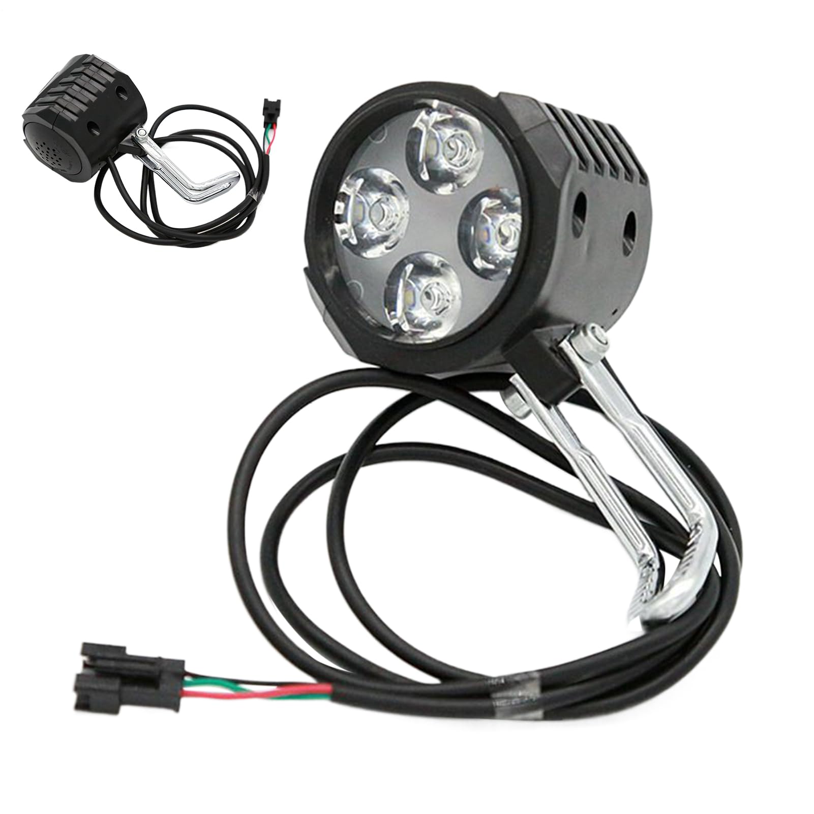 Luz Delantera para Bicicleta,Faro LED con Diseño de Bocina - Luces LED para Bicicleta Impermeables - para Ciclismo De Montaña, Desplazamiento En La Ciudad Y Patinetes Eléctricos