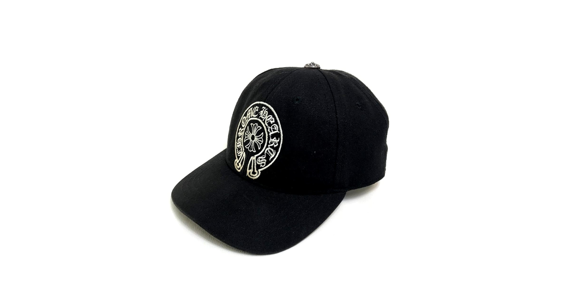 帽子 Chrome Hearts Horseshoe Baseball Hat Chrome Hearts Horseshoe Denim Baseball Hat Black - US