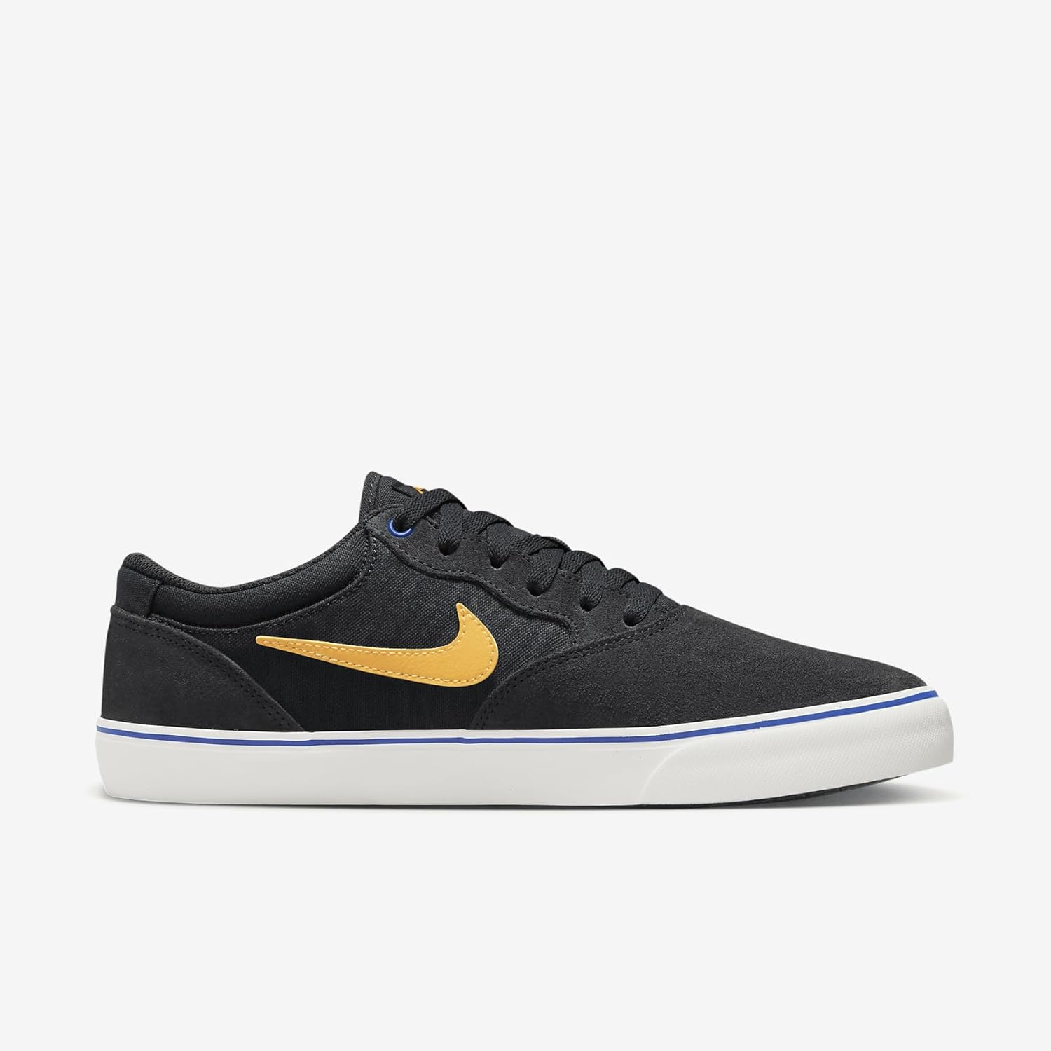 Nike SB Chron 2 Skate Shoes (DM3493-006, Anthracite/Anthracite/Sail/University Gold) Size 5