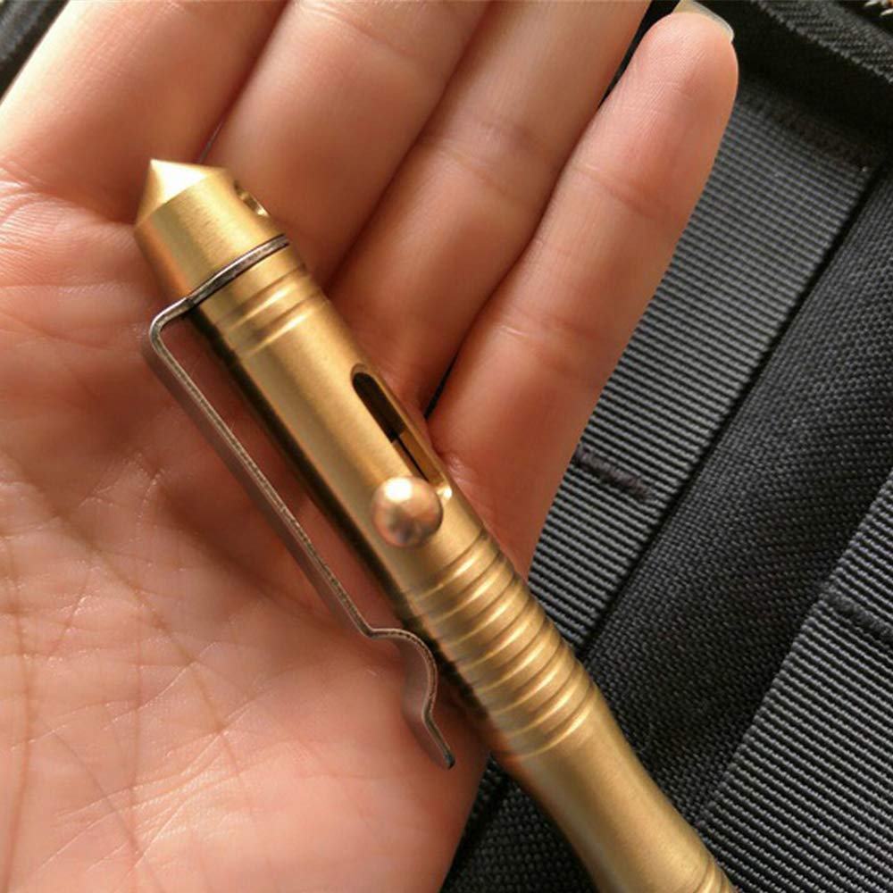 Messing Kugelschreiber – Bolzen-Aktion, 0,5 Mm, 12 Mm Durchmesser, 142 Mm Lang, 75 G