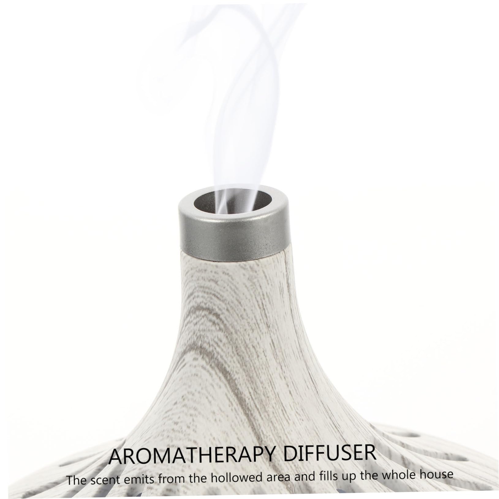 Humidificador de Aroma de Vapor Frío 400ml Diseño de Madera