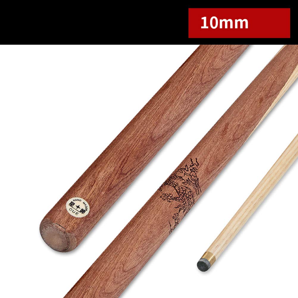 YRU 2pcs 57" Stecca Snooker, 145cm Frassino A Mano 18 Once Stecca da Biliardo 10mm Punta Piscina Biliardo Bastone