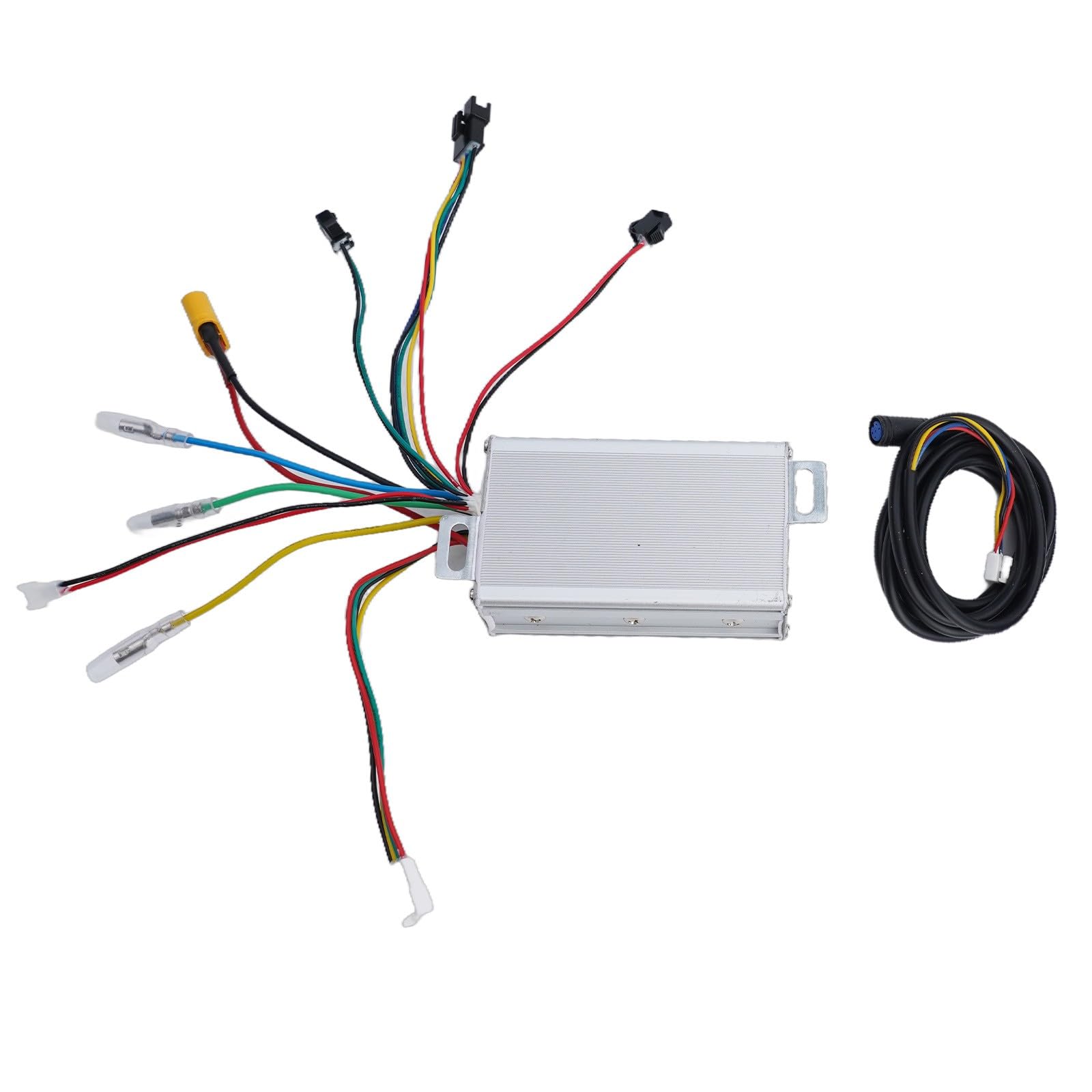 Contrôleur de moteur de scooter électrique 36 V 350 W 17 A avec câble de conversion, pour iScooter E9T, boîtier en plastique-métal noir, 9 × 5 × 3 cm, 215 g