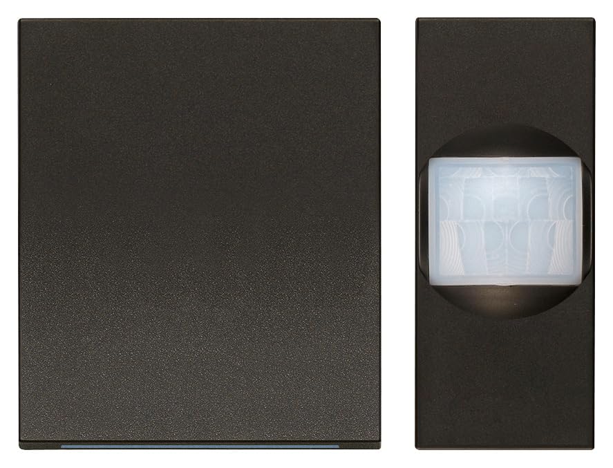 VIMAR 0K30389.G Linea Kit luce segnapasso LED con sensore IR, nero
