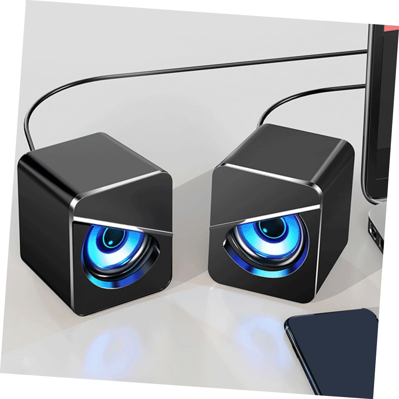 Altoparlante per Computer Desktop Altoparlanti Esterni A Completa Altoparlante da Tavolo Mini per Laptop Compatto Portatile