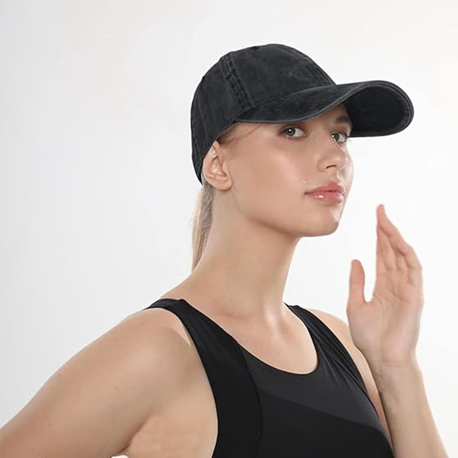 6 Pack Distressed Baseball Cap Washed Cotton Dad Hat for Men Women