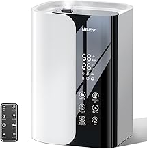 2025 5-Layer Disinfecting / Heating Type Humidifier, Large Capacity, 1.6 gal (6 L), Ultrasonic Type, Hybrid Humidifier, Tabletop Type, 100 °C High Temperature Disinfection, Air Purification Function