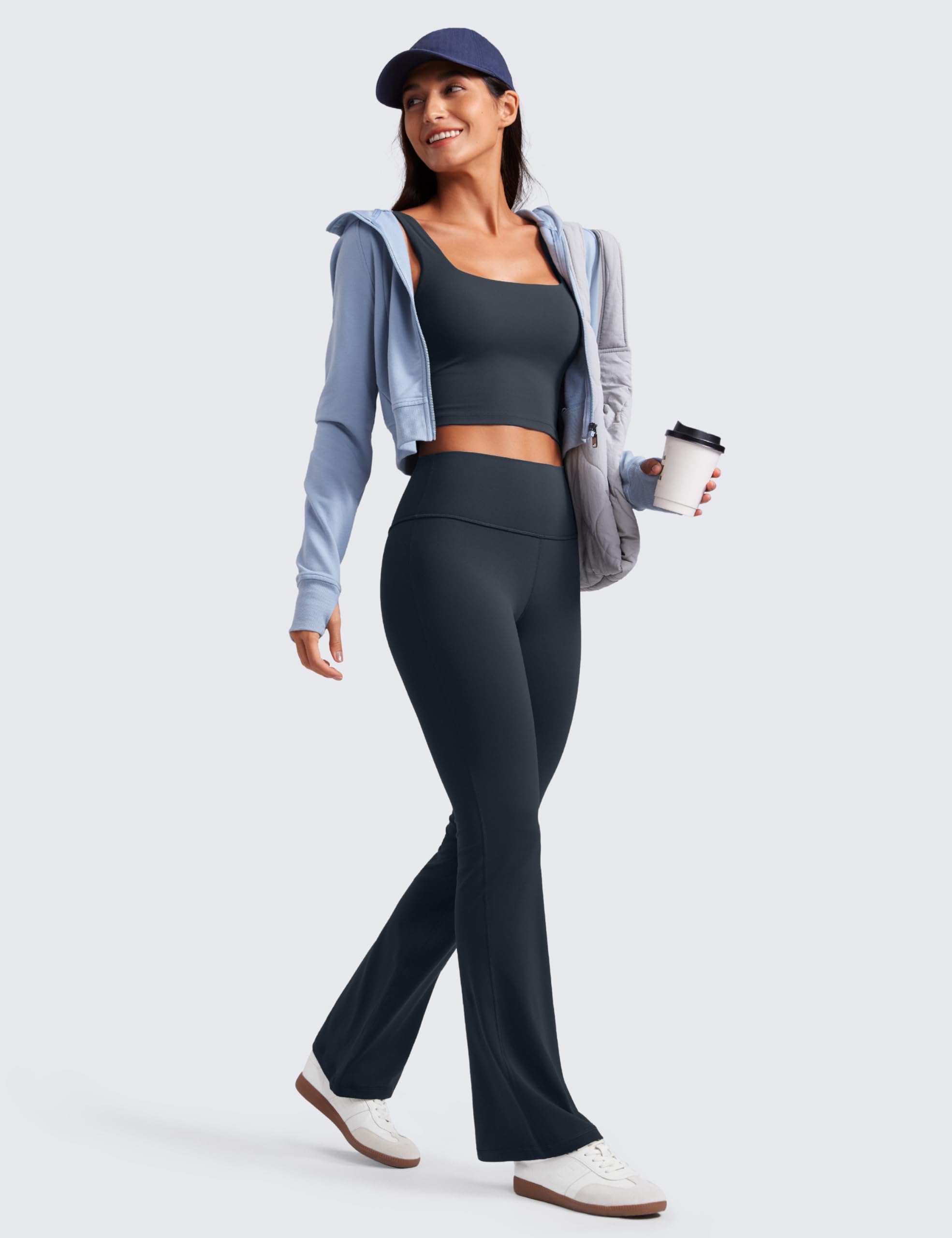 CRZ YOGA Spodnie dzwony Butterluxe z kieszenią, RS117A - Leggings Kobiety