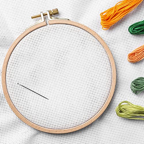 Essentials By Leisure Arts Wood Embroidery Hoop 14" Bamboo - Wooden Hoops For Crafts - Embroidery Hoop Holder - Cross Stitch Hoop - Cross Stitch Hoops And Frames #TOP2