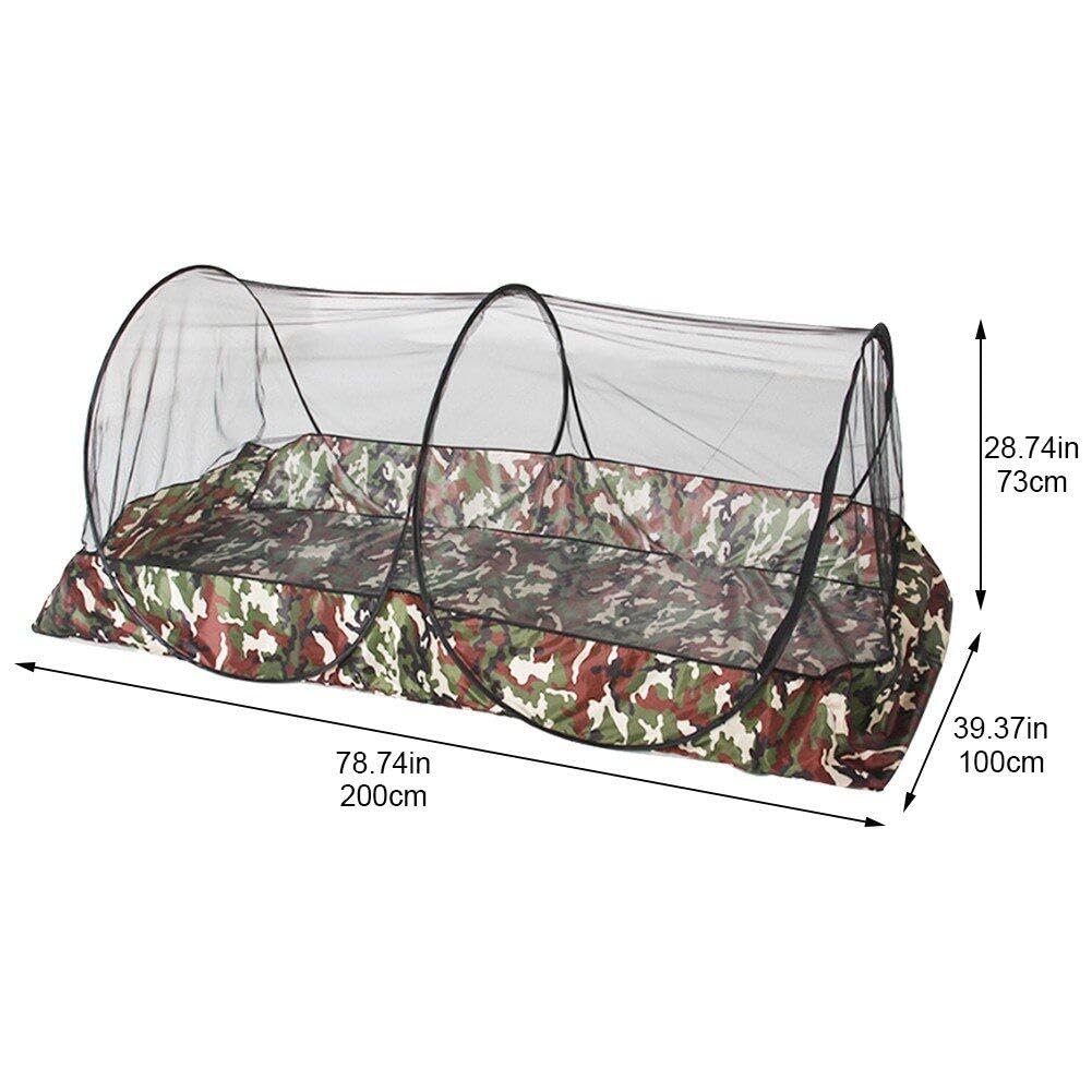 Moustiquaire De Camping Pliable, Tente De Lit, Anti-piqûres De Moustiques, Double Porte, Pergolas, pour en Plein Air
