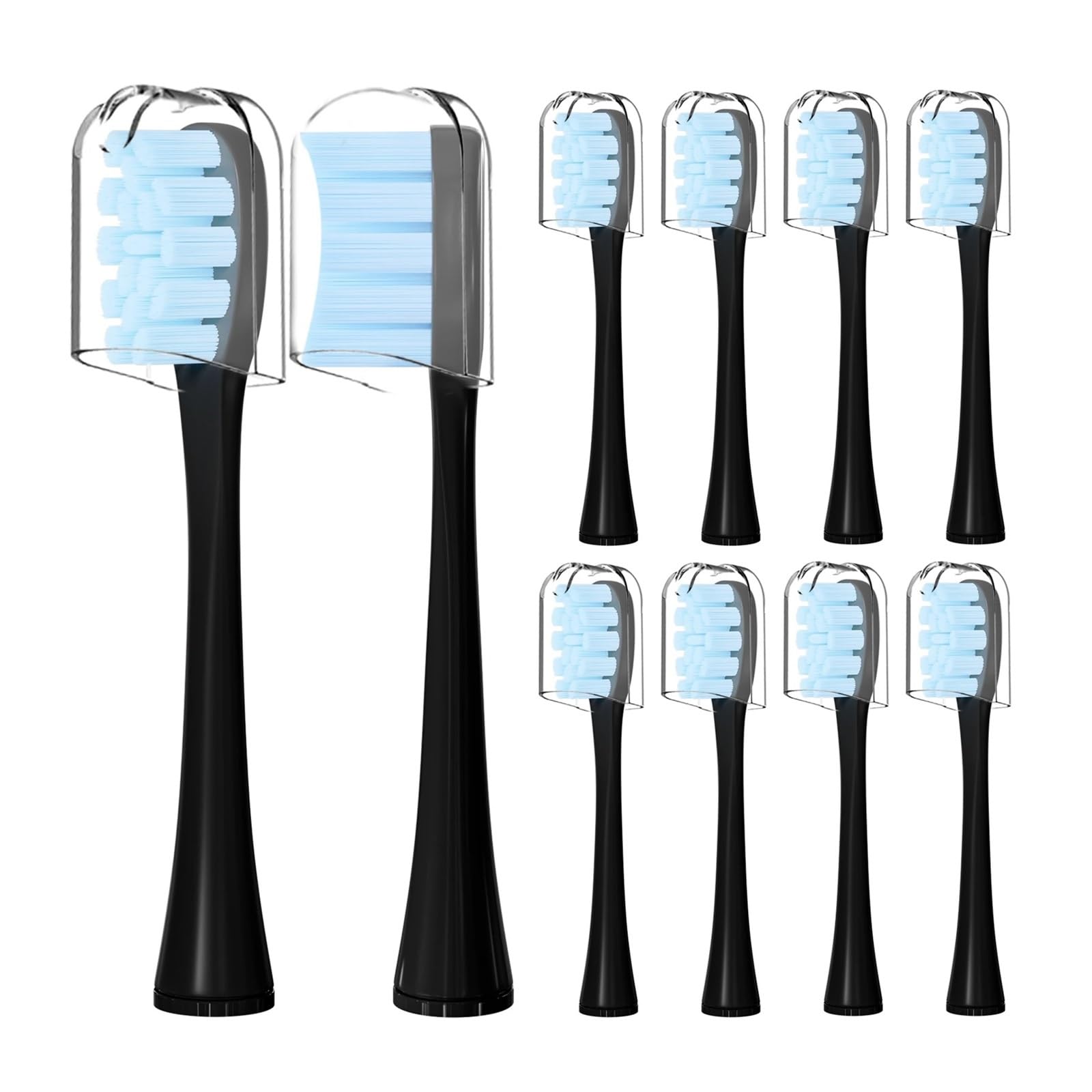 Têtes de brosse à dents électriques 7MAGIC Black noires - 7