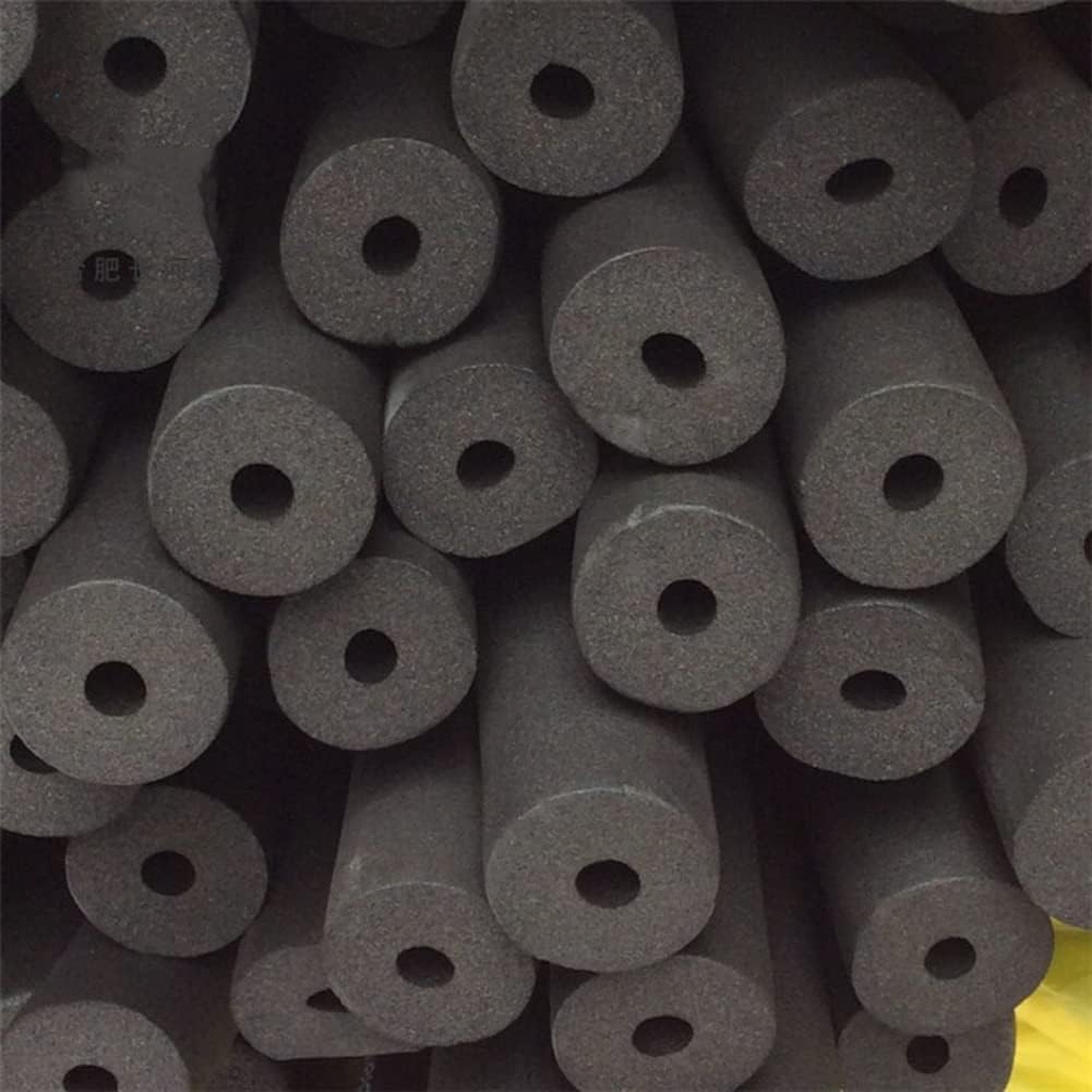 Waterproof Pipe Insulation for Air Conditioner, 1.8 Length 6mmIDx9mm 20mmIDx15mm 25mmIDx20mm Polyethylene Foam Tube Hose Antifreeze, Easy Installation ( Size : ID 3/5"x3/5"x6ft )