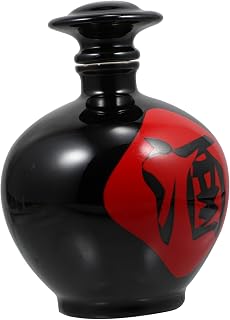 SECFOU 1pieza Botella De Cerámica Sellada Multifuncional para Almacenamiento De Vino Espumoso y Alimentos Color Negro para Cocinas y Restaurantes