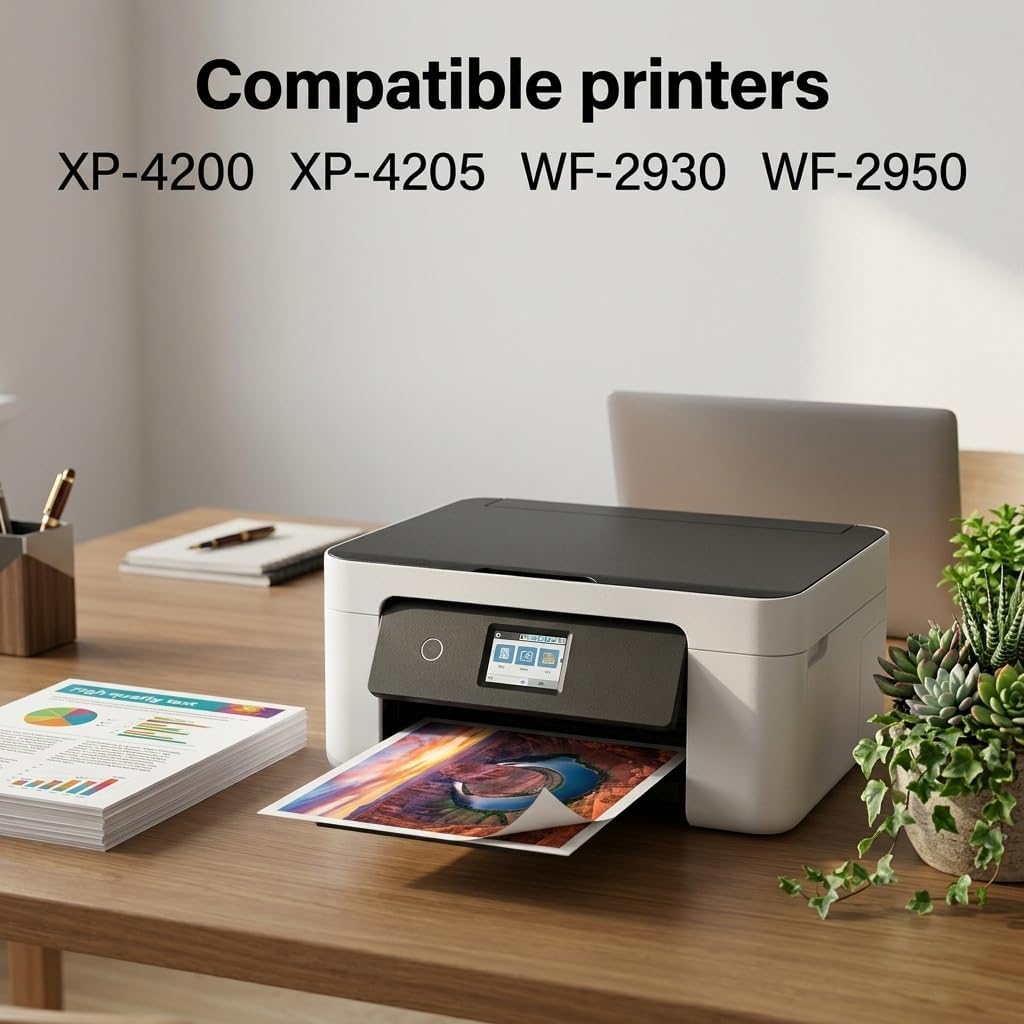for 232XL Remanufactured for Epson 232XL Ink Cartridges Combo Pack T232XL for XP-4200 XP-4205 Workforce WF-2930 WF-2950 Printer 5 Pack 2 Black 1 Cyan 1 Magenta 1 Yellow 232XL 5 Pack 2Black 1Cyan 1Magenta 1Yellow