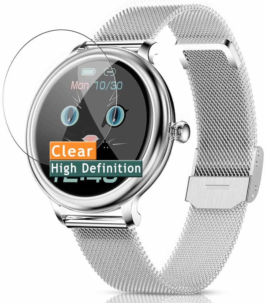 Vaxson3-Pack Screen Protector, compatible with CatShin NY13 Smartwatch Smart watch, TPU Guard Film Protectors Sticker [NOT Tempered Glass] New