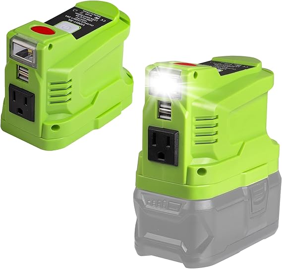 Portable Power Supply Inverter for Ryobi 18V Lithium