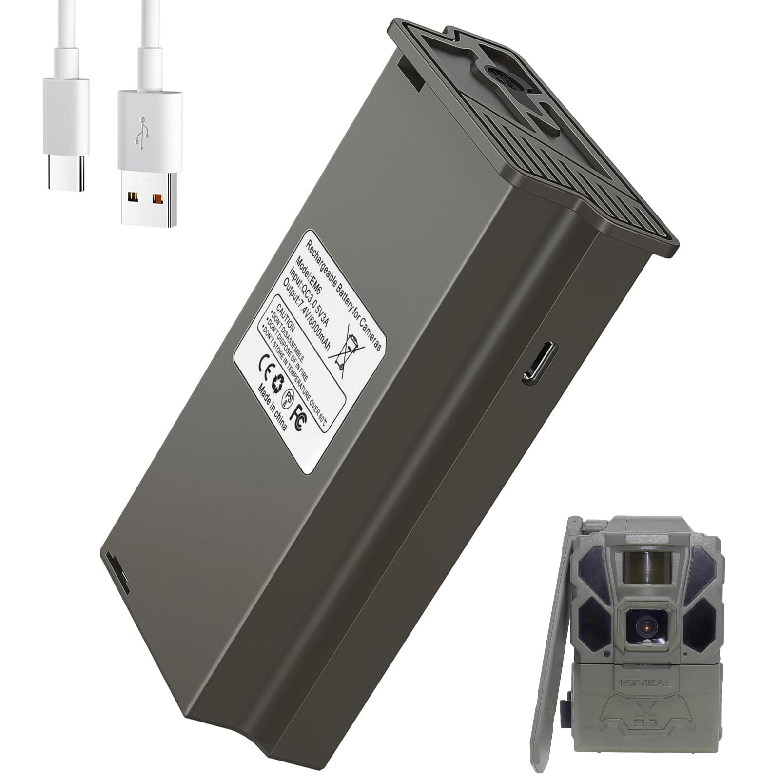 Amazon.com: JIIKER Replacement Battery Pack for Trail & Game