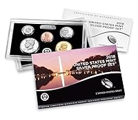 Vista 7 de 2018 S US Silver Proof Set Hermoso Cameo Final Prueba