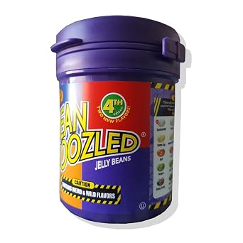 Jelly Belly BeanBoozled Mystery Bean Jelly Bean Dispenser ، الإصدار الرابع ، نكهات متنوعة ، 3.5 أوقية