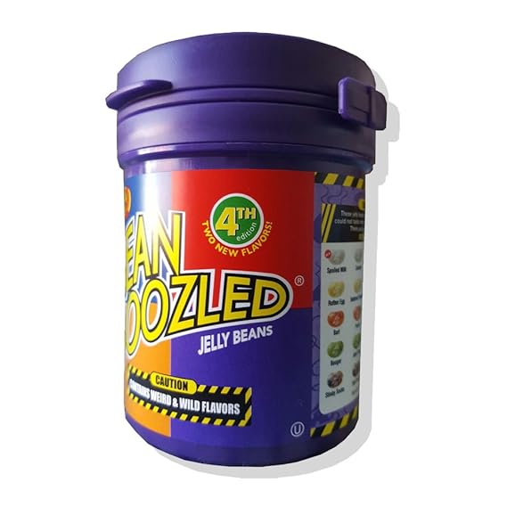 Jelly Belly BeanBoozled Mystery Bean Jelly Bean Dispenser ، الإصدار الرابع ، نكهات متنوعة ، 3.5 أوقية