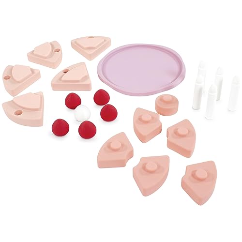 Miniatura 2 de Hudson Baby Pastel de juguete de silicona para bebés y niños pequeños, fresa, talla única