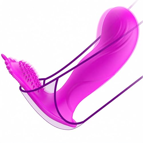 Women Sex Toys Vibrating Panties Couples Dildo Panty Vibrators Adult Toy for Clitoral G Spot Anal Vibrators Men Sex Toys Vibrating Dildo Machine Wearable Vibrator - Red-purple