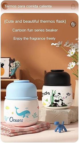 Miniatura 3 de Termo para alimentos calientes, 17 onzas, Termos para comida caliente, termo para alimentos, frasco de alimentos aislado de acero inoxidable con