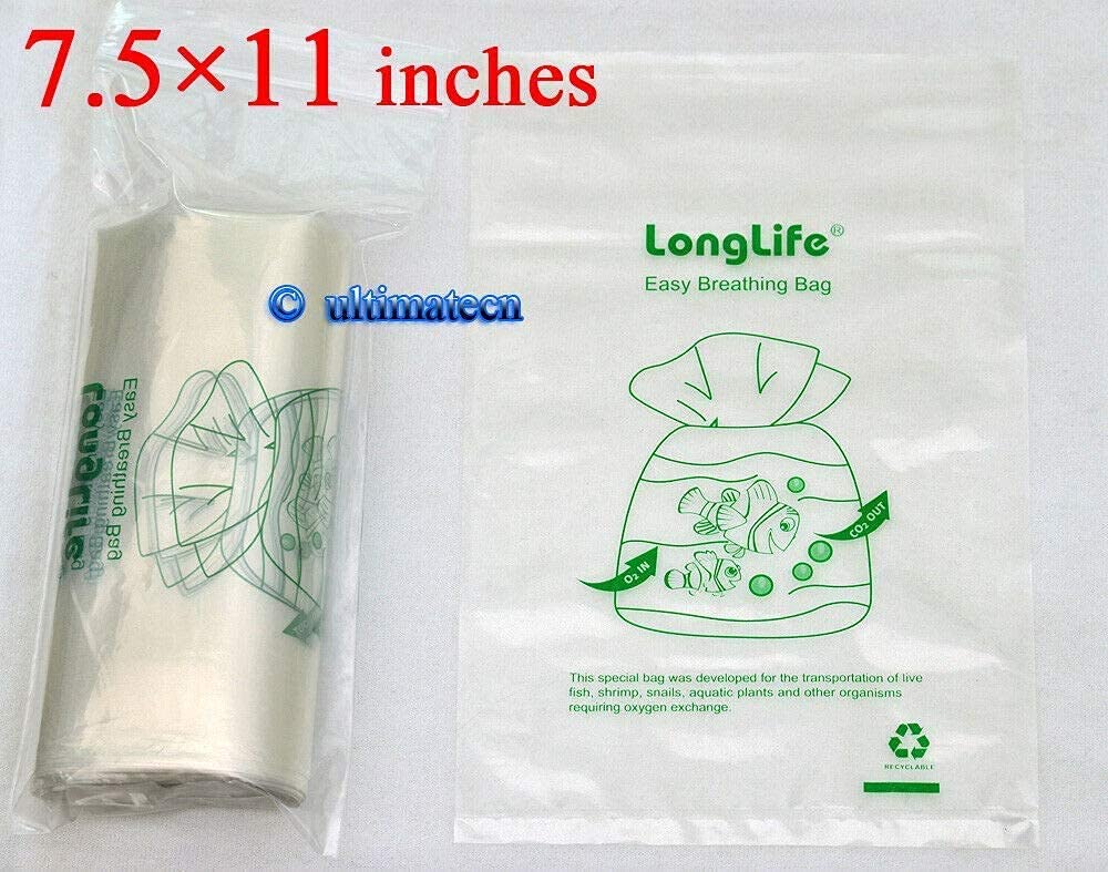 25-Pack Kordon Breather Aquarium Fish Bags - LongLife Breathing Bags For Transport