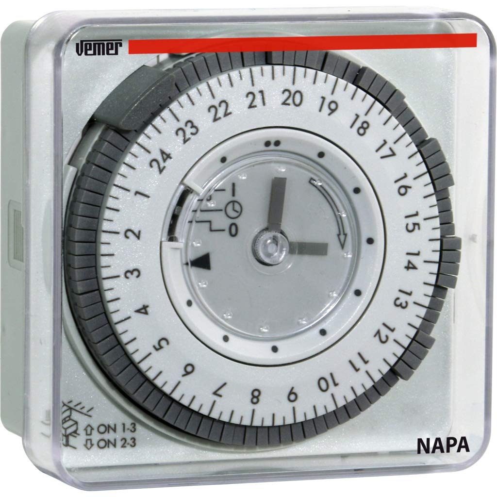 VP886600 Model NAPA-RD Electromechanical time Switch with Daily Programming. Panel mounting