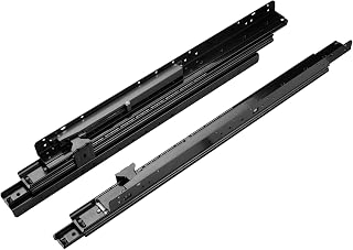 LONTAN 1 Pair Heavy Duty Soft Close Drawer Slides 24 inch Undermount Full Extension Drawer Glides Bottom Mount Cabinet Rails 260LB Capacity Runners
