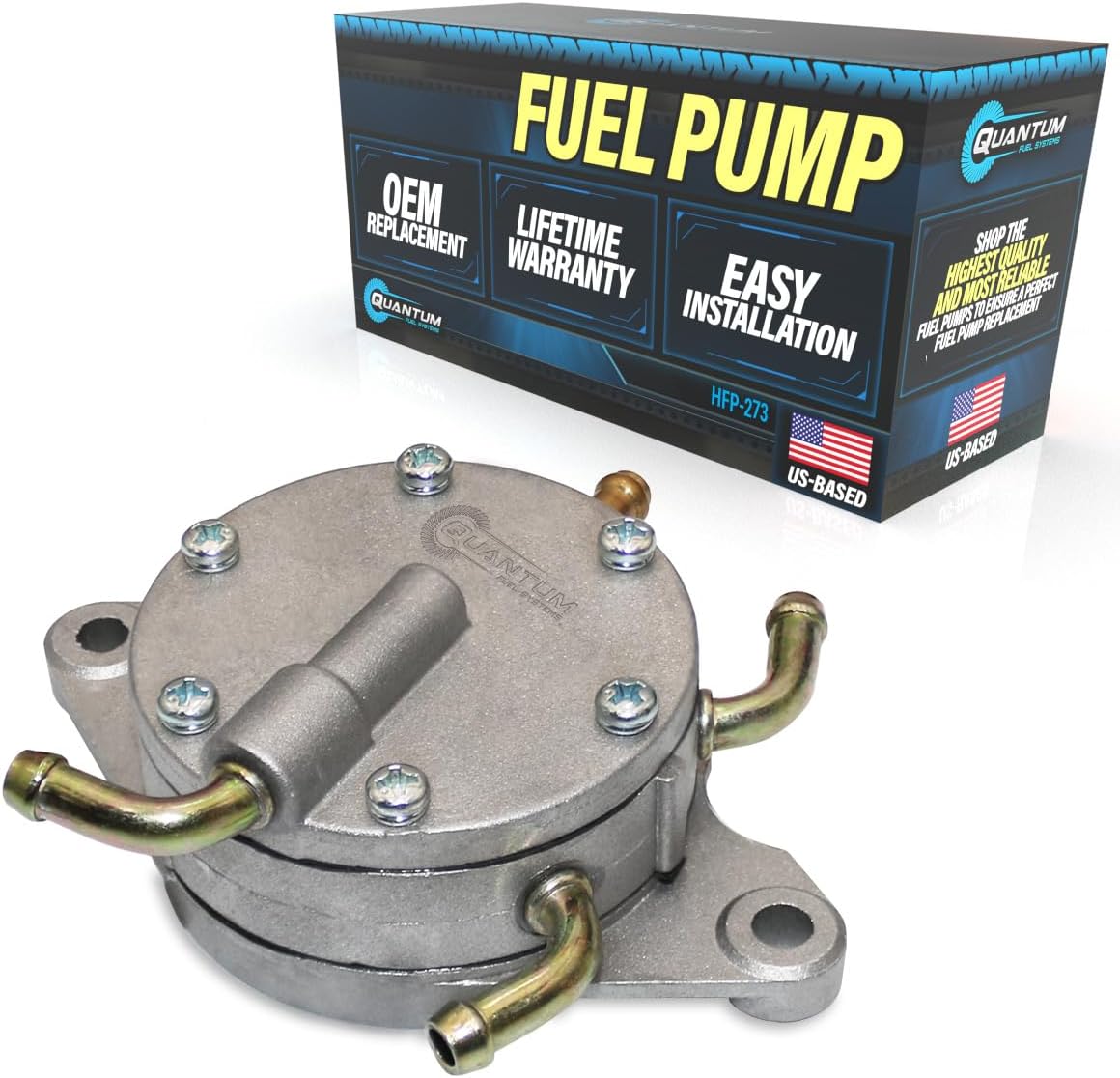 QFS Mechanical Fuel Pump for 2014-2021 Polaris 550 Indy Models, Replaces 3090366, Restores OE Performance