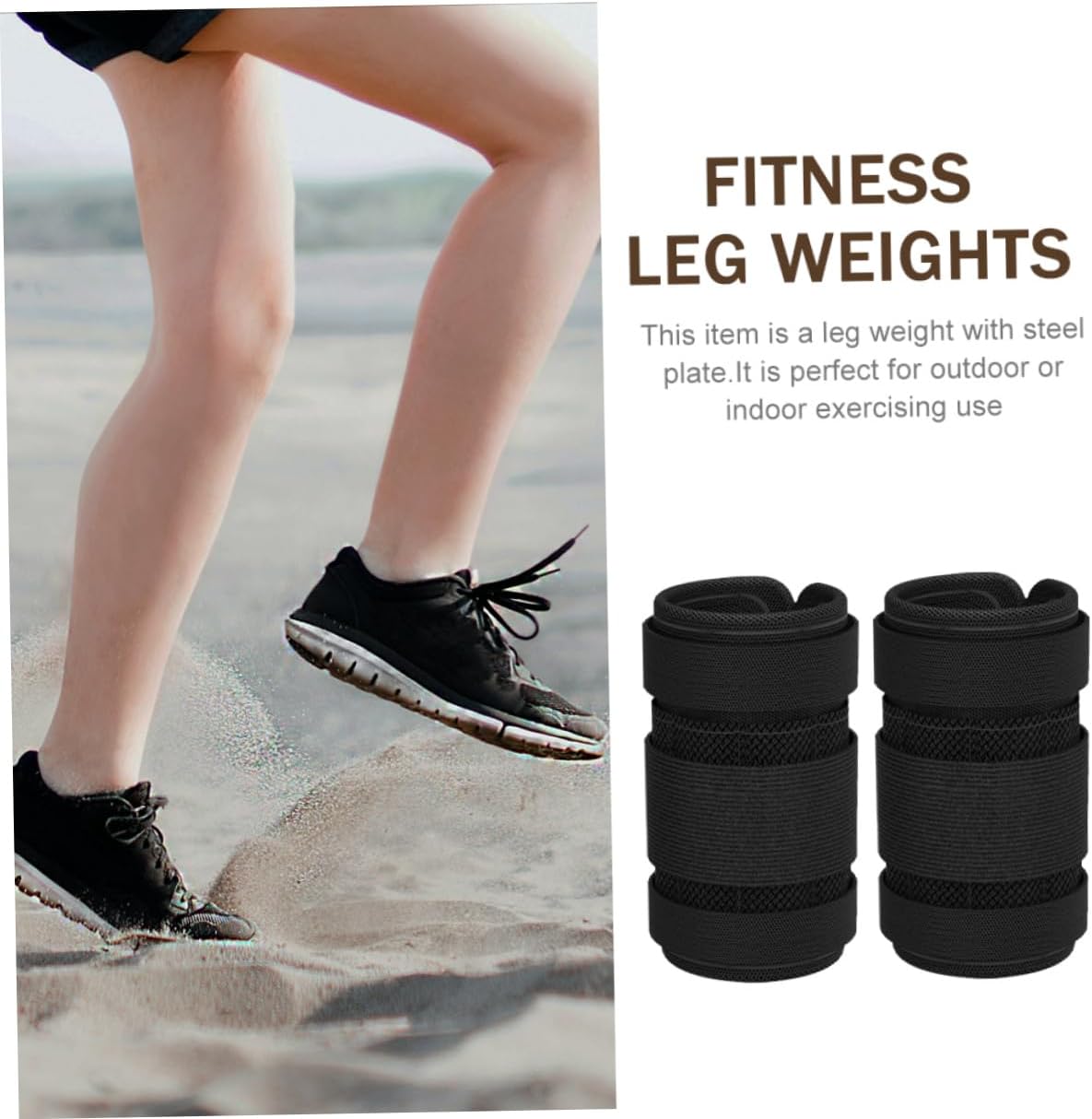 1Set Leg Ankle Weights Total for Home Workouts Running Fitness Training Comfortable Design for Strengthening Lower Body Muscles and Burning Calories