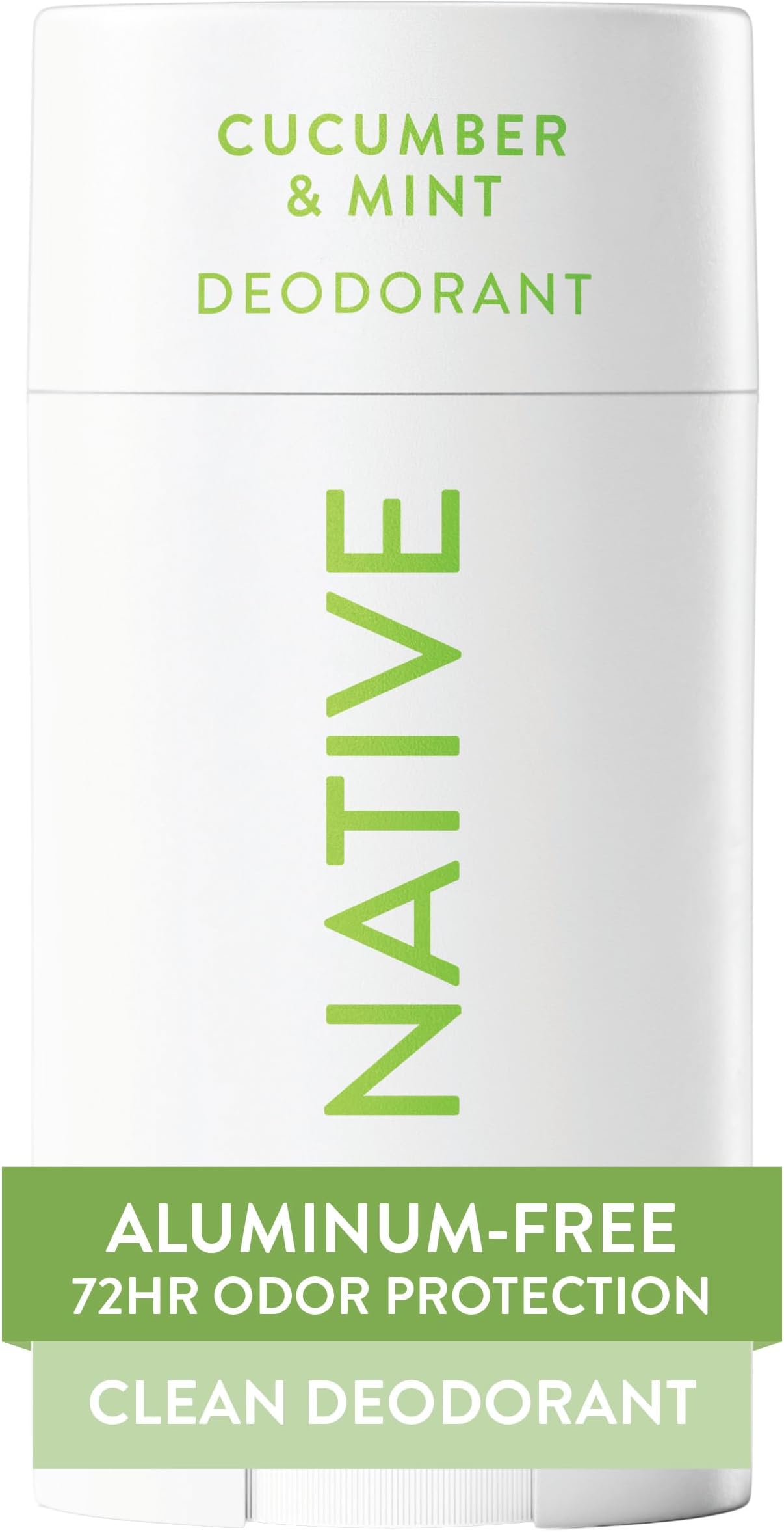 Native Deodorant Contains Naturally Derived Ingredients, 72 Hour Odor Control, Deodorant for Women and Men, Aluminum Free, Cucumber & Mint 2.65oz